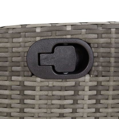 5-Delige Tuinset Met Kussens Poly Rattan