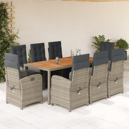 5-Delige Tuinset Met Kussens Poly Rattan
