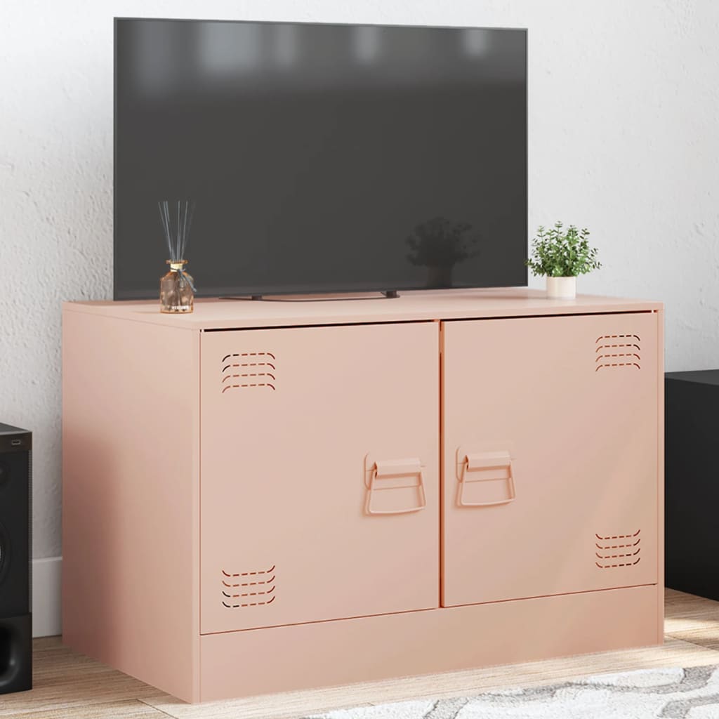 Tv-Meubel 67X39X44 Cm Staal