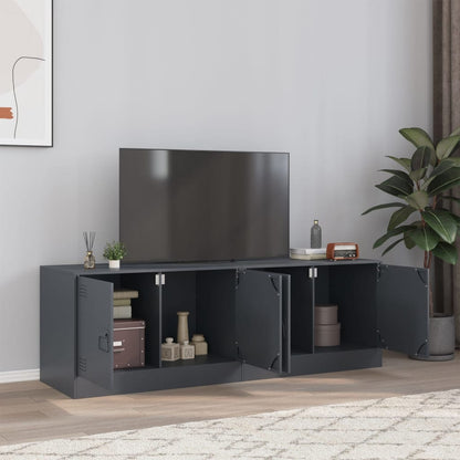 Tv-Meubel 67X39X44 Cm Staal