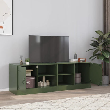 Tv-Meubel 67X39X44 Cm Staal