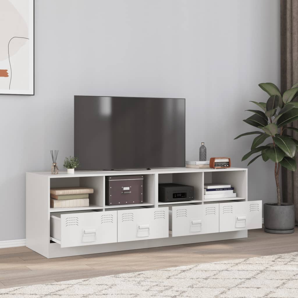 Tv-Meubel 67X39X44 Cm Staal