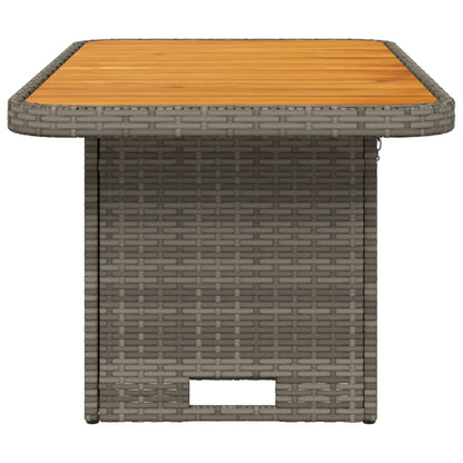 Tuintafel Poly Rattan En Acaciahout