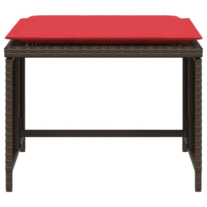 Tuinstoel Met Voetenbank Poly Rattan