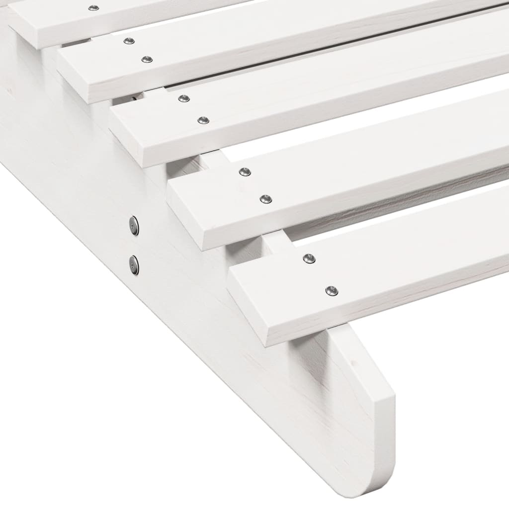 Ligbed 205X80X31,5 Cm Massief Grenenhout