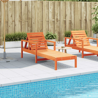 Ligbed 199,5X62X55 Cm Massief Grenenhout