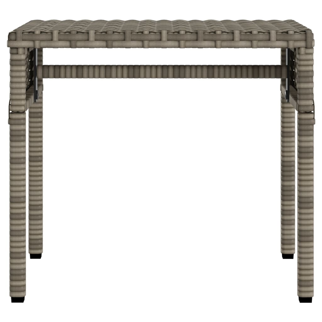 Ligbed Met Luifel En Tafel Poly Rattan