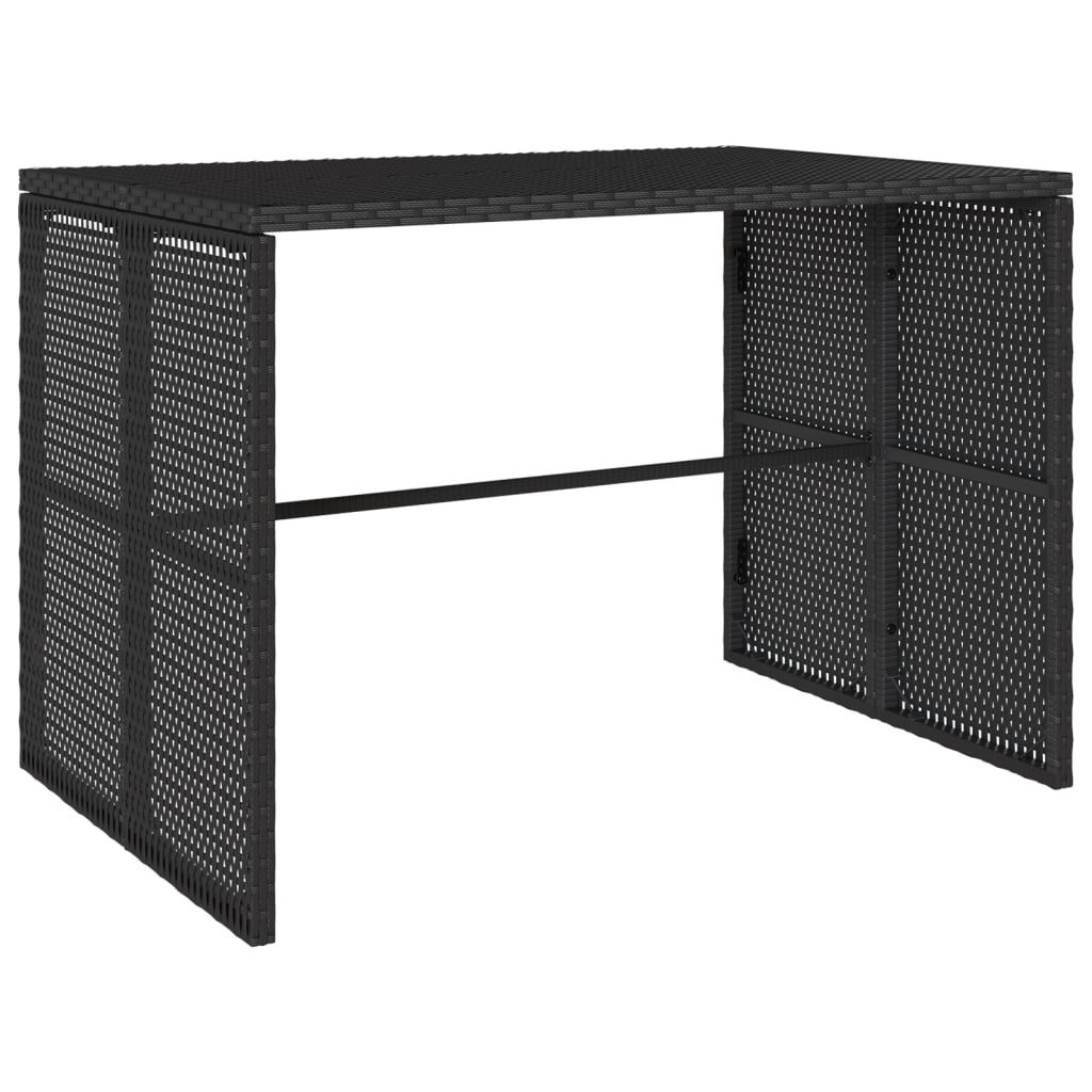 3-Delige Tuinset Met Kussens Poly Rattan