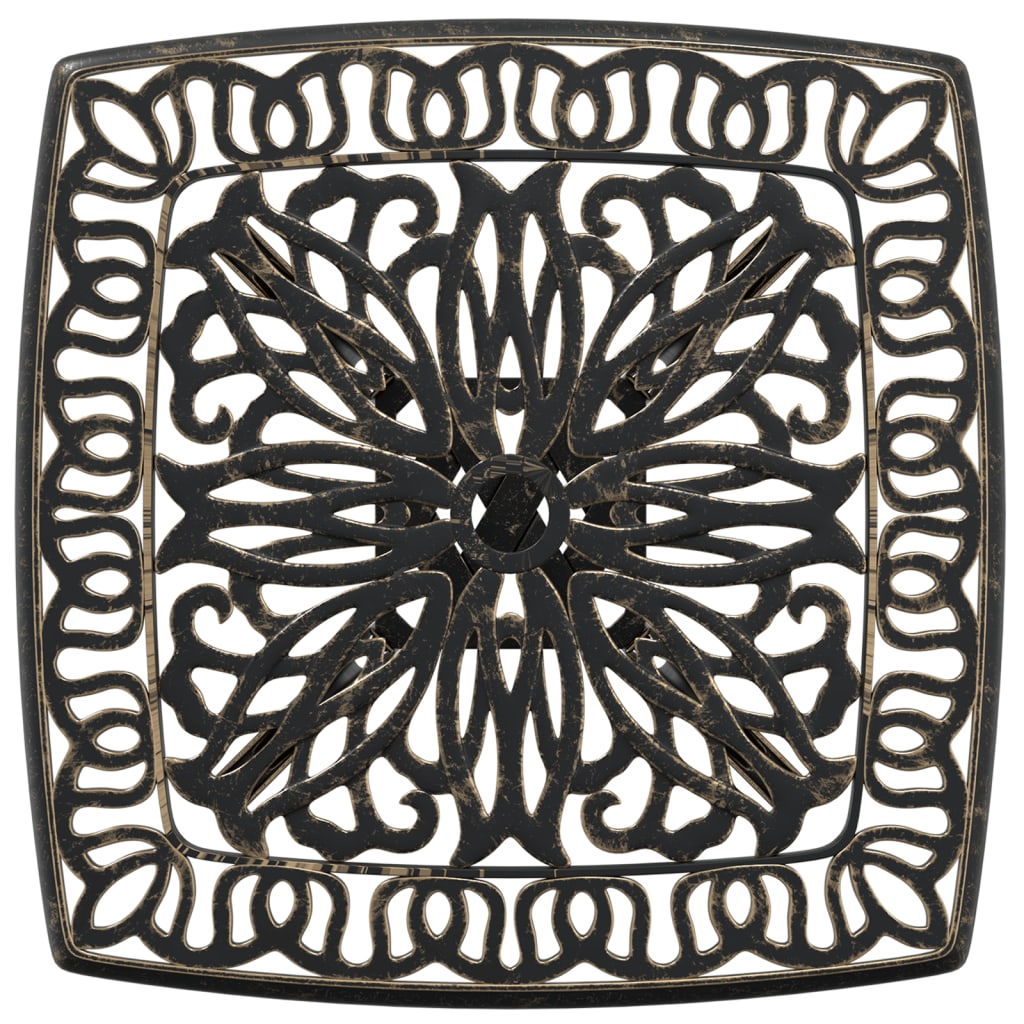 Tuintafel 53X53X53 Cm Gietaluminium Kleurig