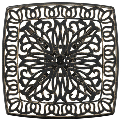 Tuintafel 53X53X53 Cm Gietaluminium Kleurig