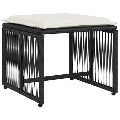 7-Delige Tuinset Met Kussens Poly Rattan