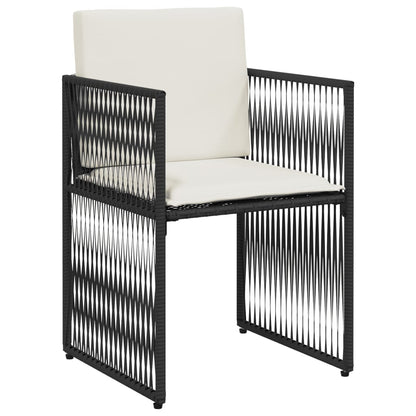 7-Delige Tuinset Met Kussens Poly Rattan