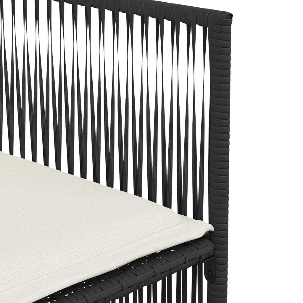 7-Delige Tuinset Met Kussens Poly Rattan