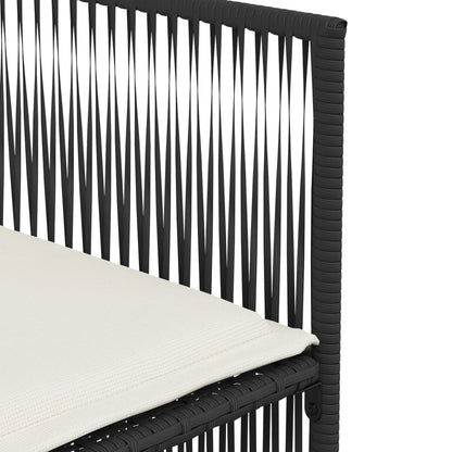 7-Delige Tuinset Met Kussens Poly Rattan