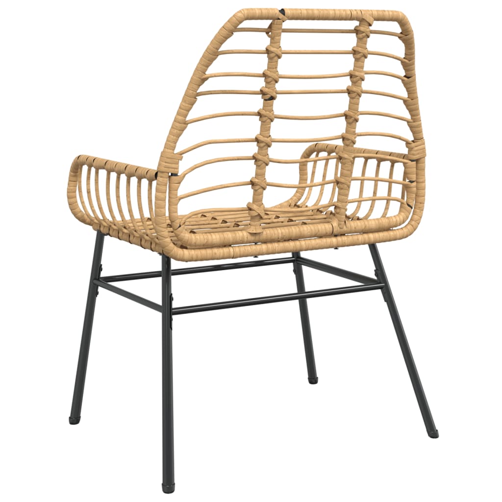Tuinstoel Poly Rattan 2 St