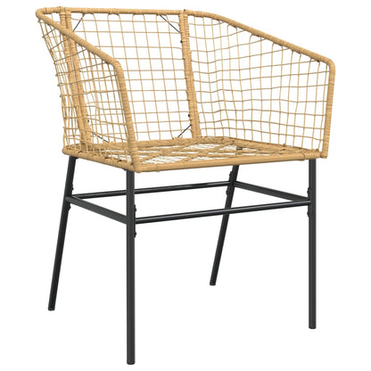 Tuinstoel Poly Rattan 2 St