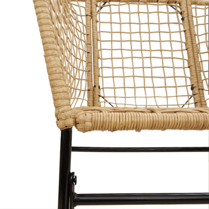 Tuinstoel Poly Rattan 2 St