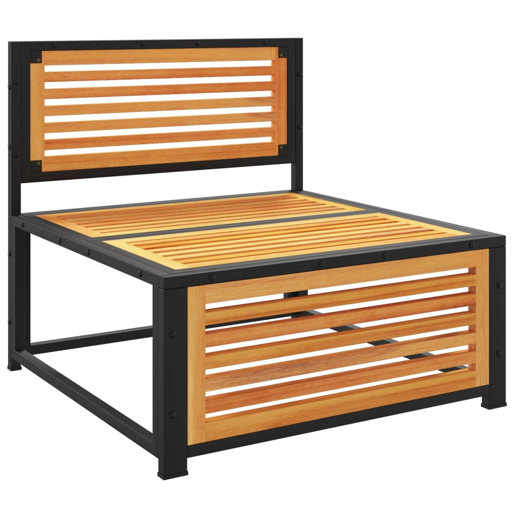 Tuinbank Zonder Armleuningen Met Kussens Massief Acaciahout