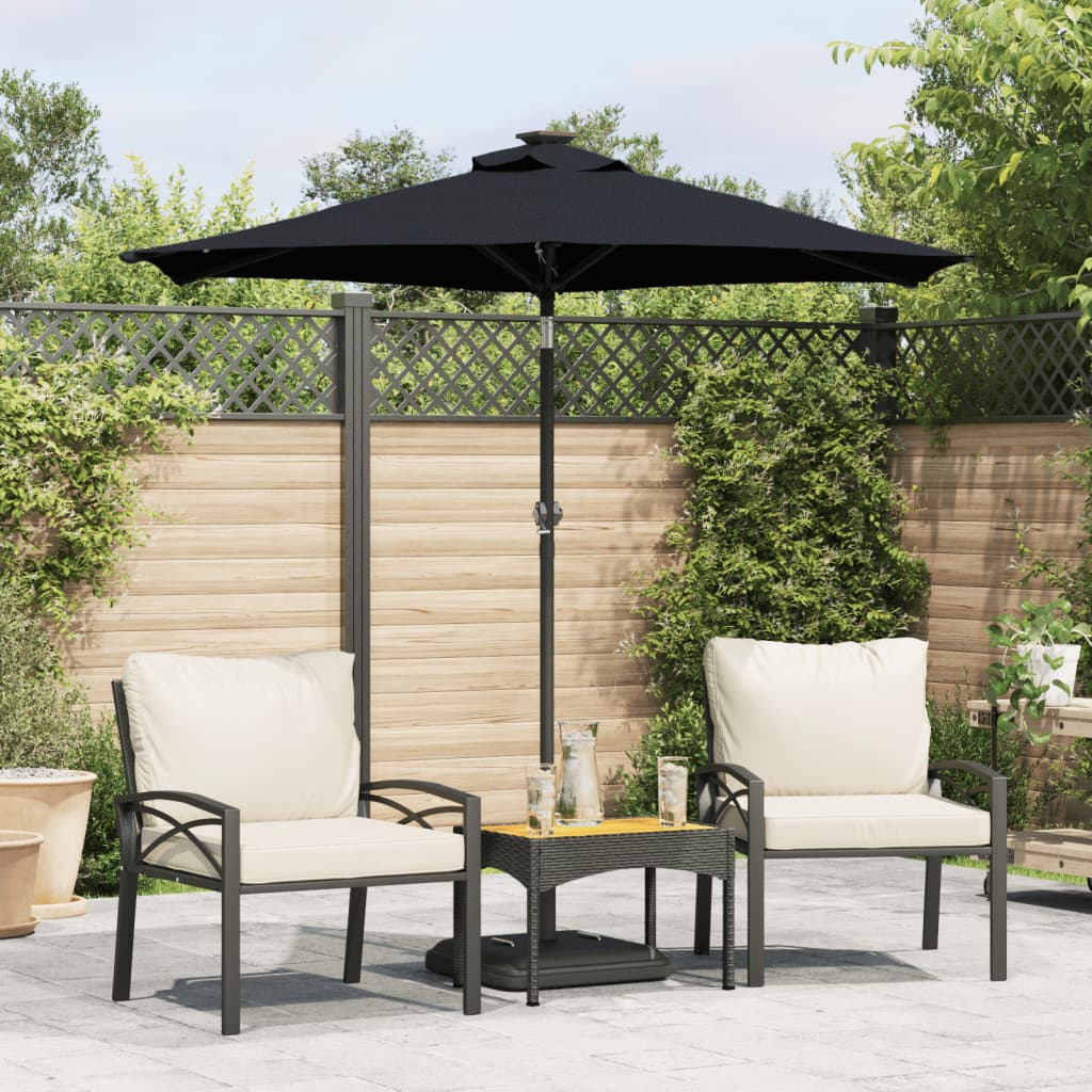 Parasol Met Stalen Paal 225X225X212 Cm