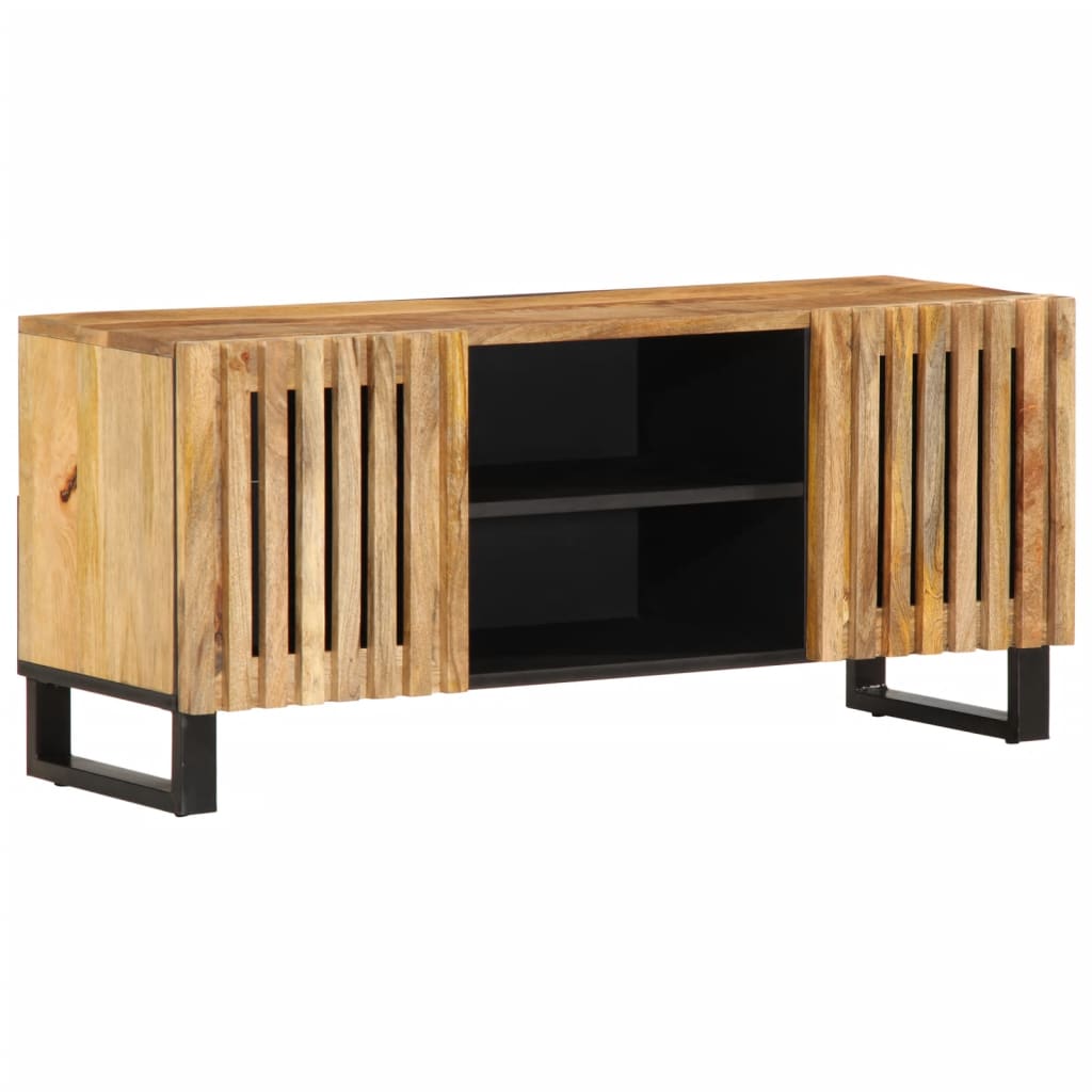 Tv-Meubel 105X34X46 Cm Massief Mangohout Bruin