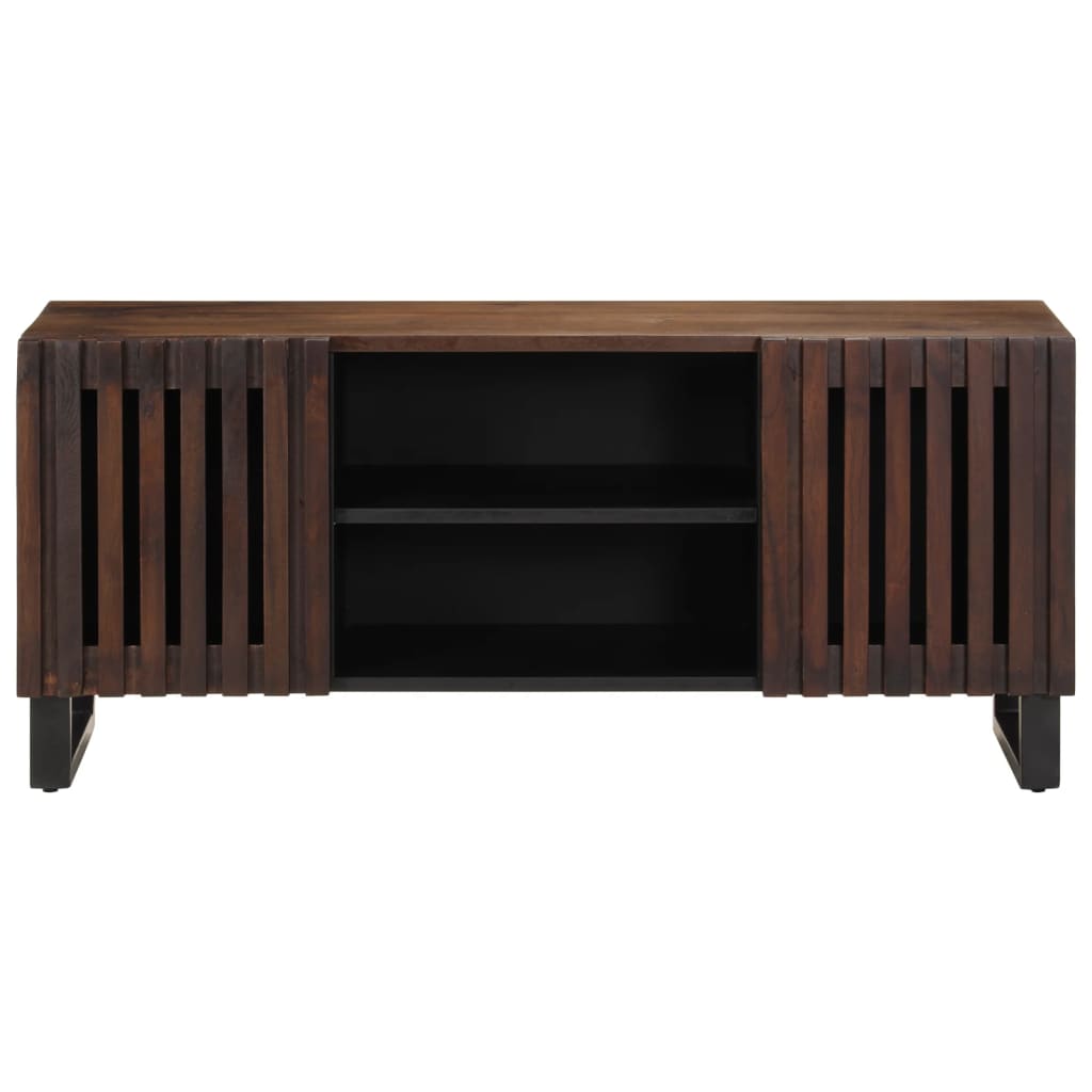 Tv-Meubel 105X34X46 Cm Massief Mangohout Bruin