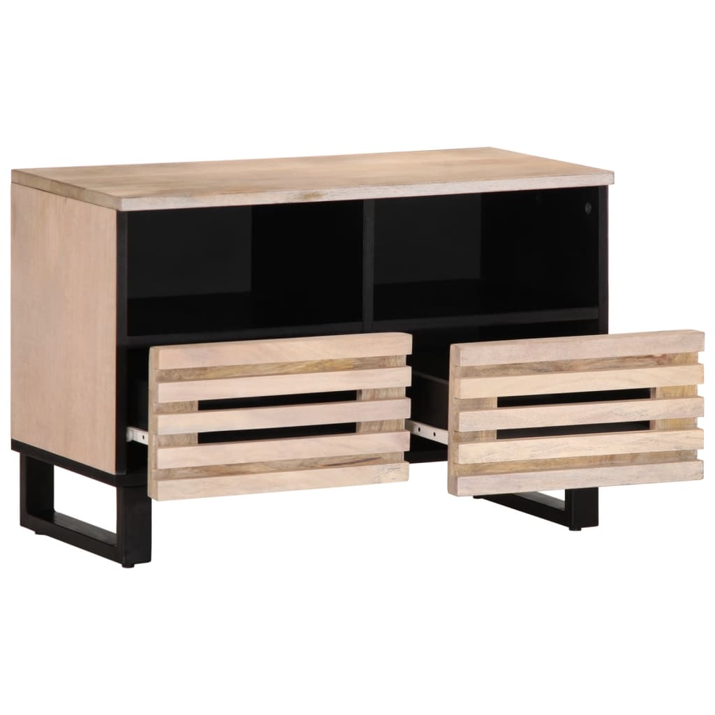 Tv-Meubel 70X34X46 Cm Massief Mangohout