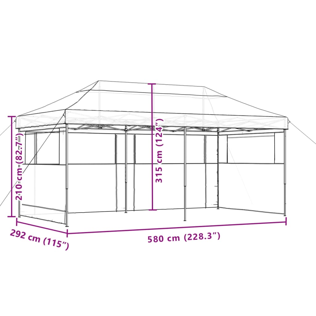 Partytent Inklapbaar Pop-Up