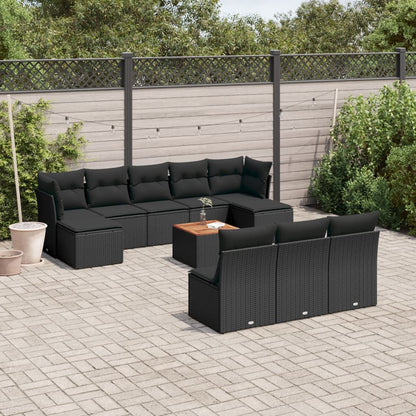 Tuinset Met Kussens Poly Rattan