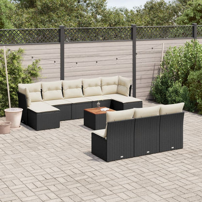 Tuinset Met Kussens Poly Rattan