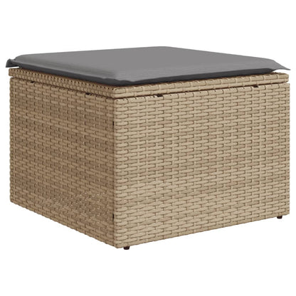 11-Delige Tuinset Met Kussens Poly Rattan