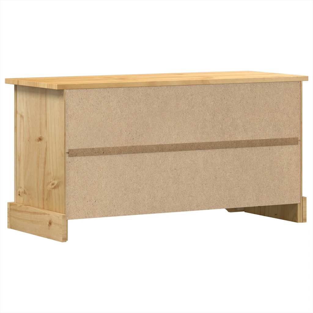 Tv-Meubel Corona 100X40X52 Cm Massief Grenenhout