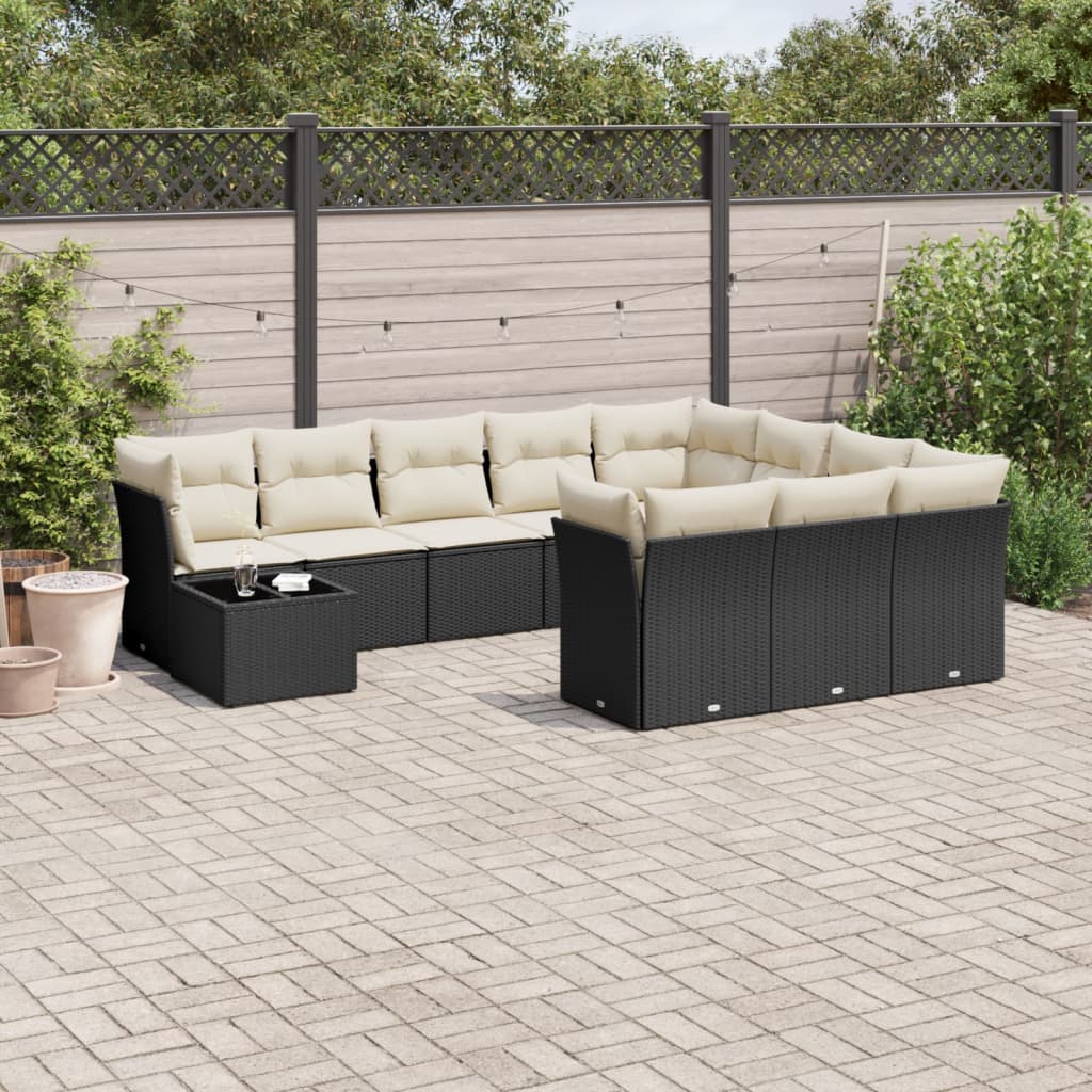 Tuinset Met Kussens Poly Rattan