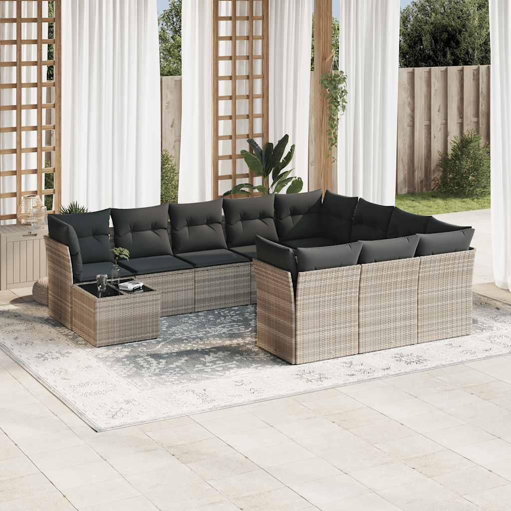 Tuinset Met Kussens Poly Rattan