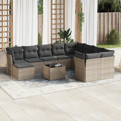 Tuinset Met Kussens Poly Rattan