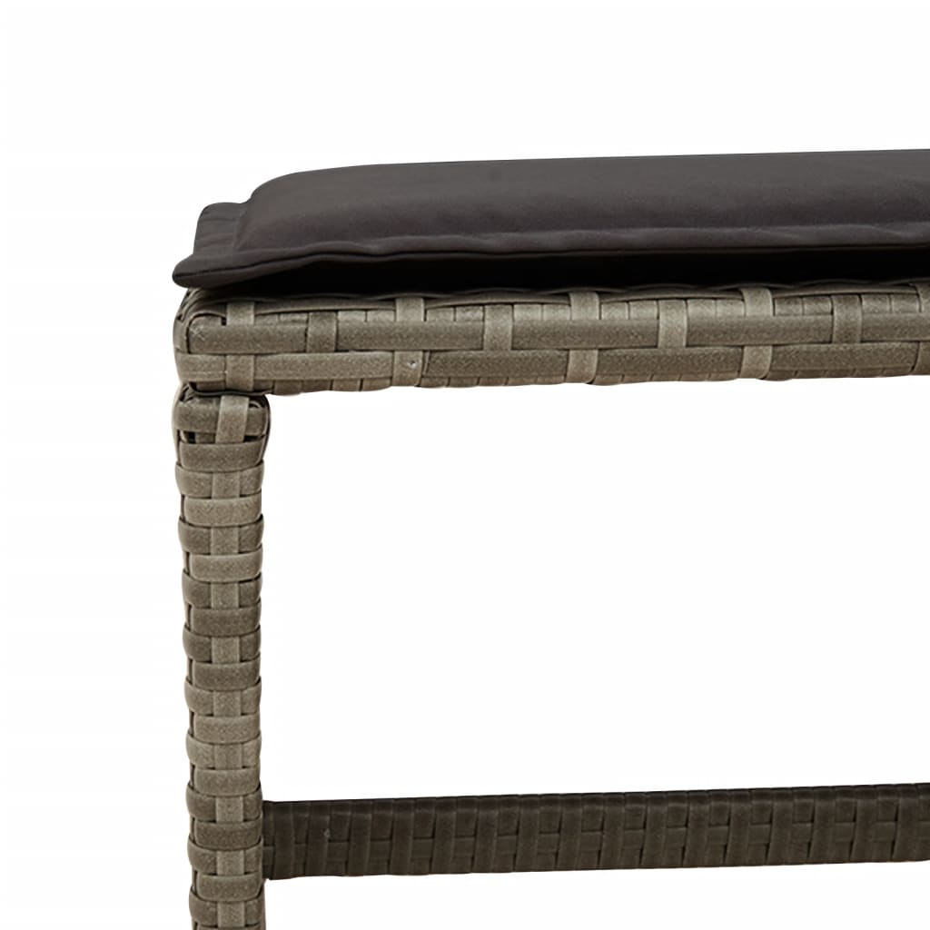 15-Delige Tuinset Met Kussens Poly Rattan