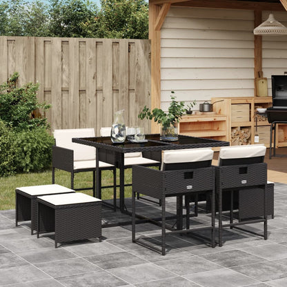 Tuinset Met Kussens Poly Rattan