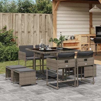 Tuinset Met Kussens Poly Rattan