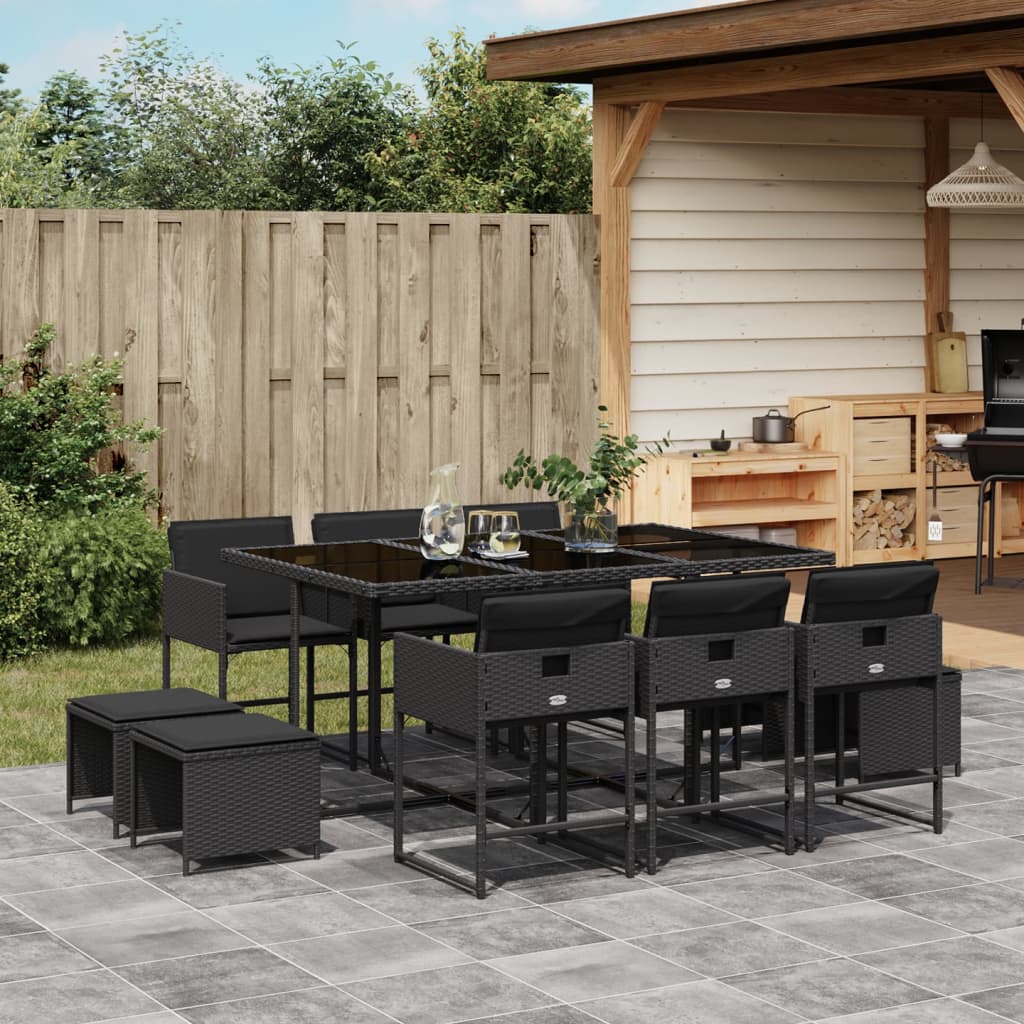 Tuinset Met Kussens Poly Rattan