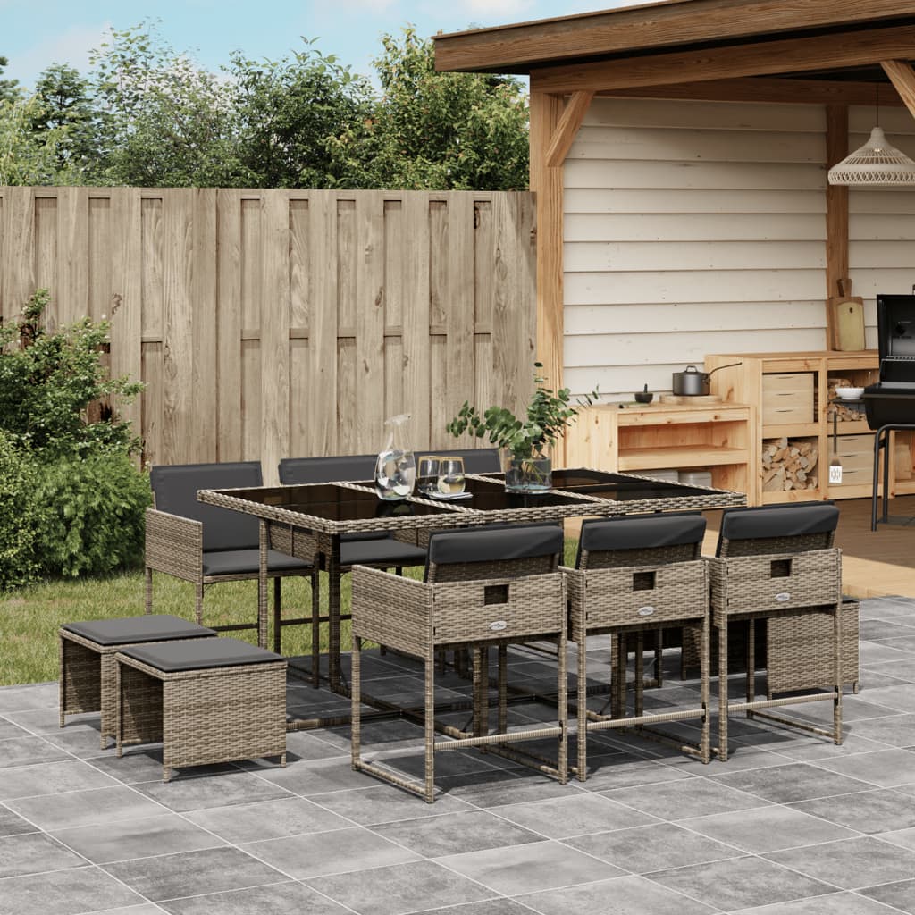 Tuinset Met Kussens Poly Rattan