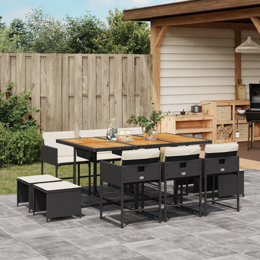 Tuinset Met Kussens Poly Rattan