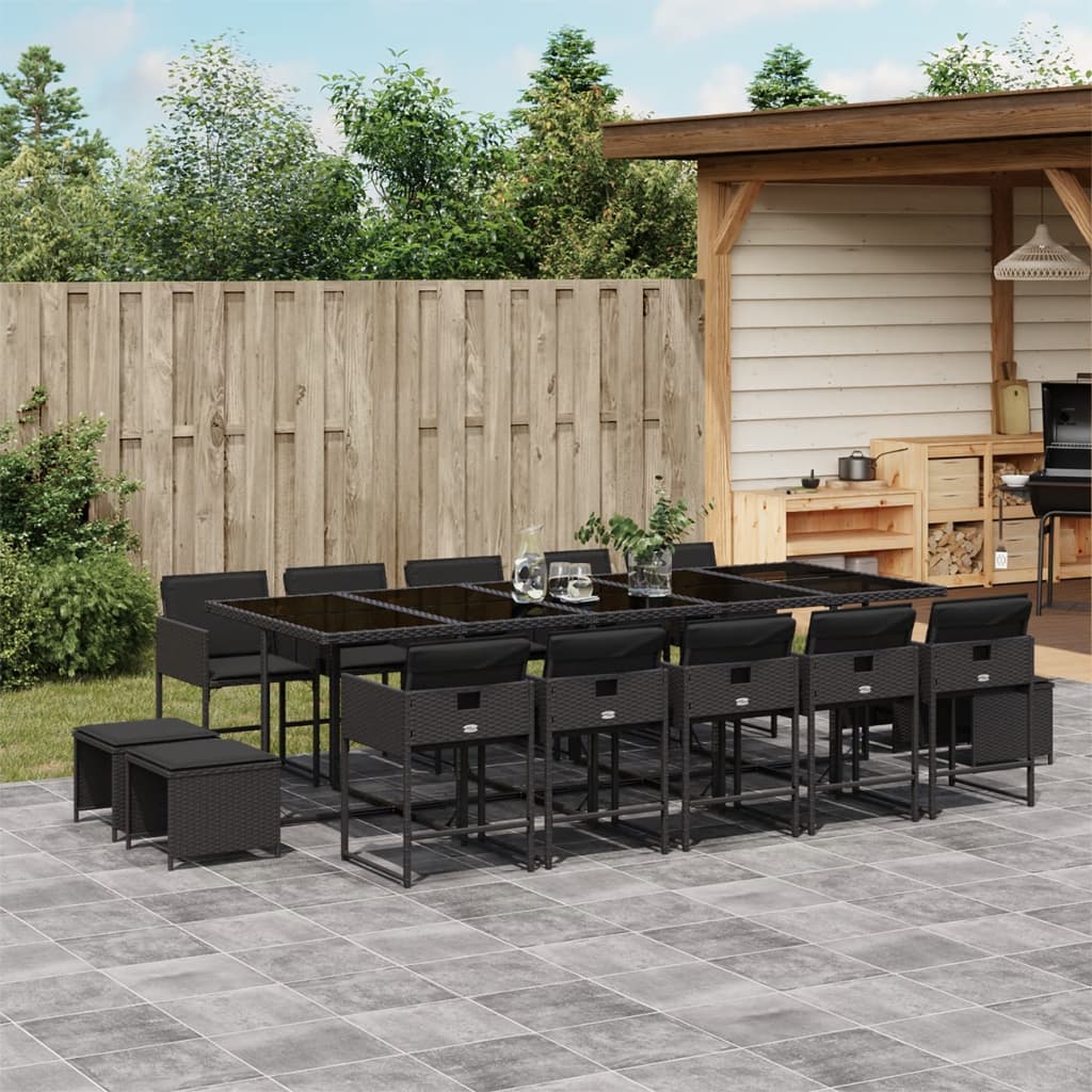 Tuinset Met Kussens Poly Rattan