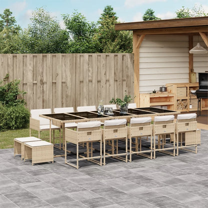 Tuinset Met Kussens Poly Rattan