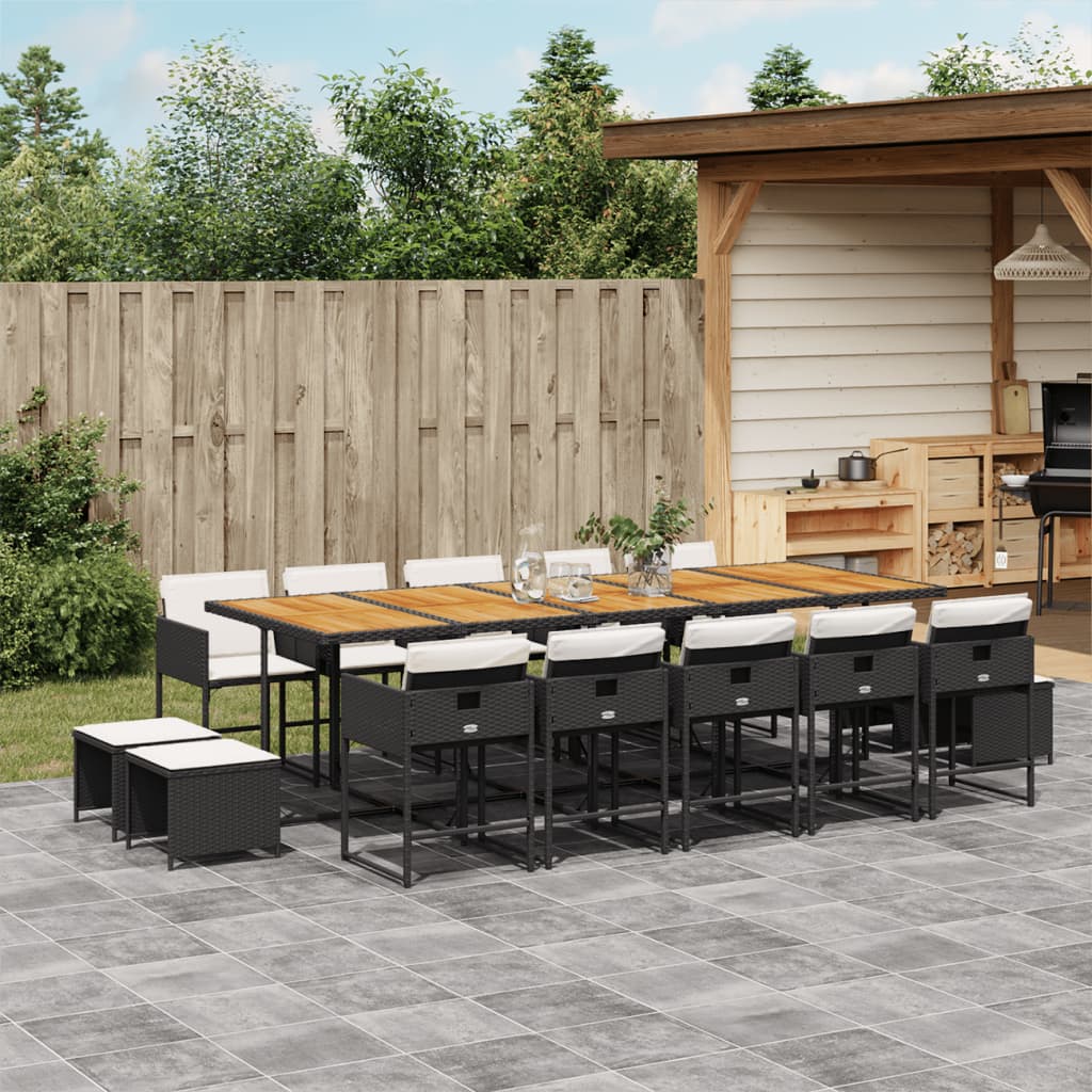 Tuinset Met Kussens Poly Rattan