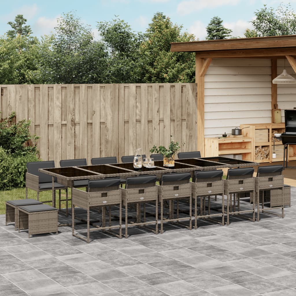 Tuinset Met Kussens Poly Rattan