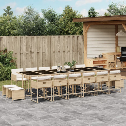 Tuinset Met Kussens Poly Rattan