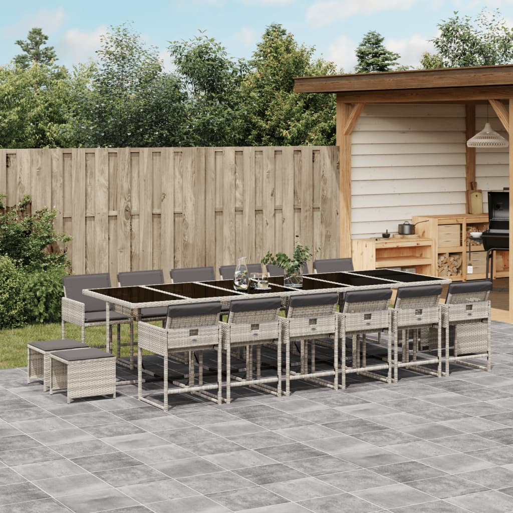 Tuinset Met Kussens Poly Rattan