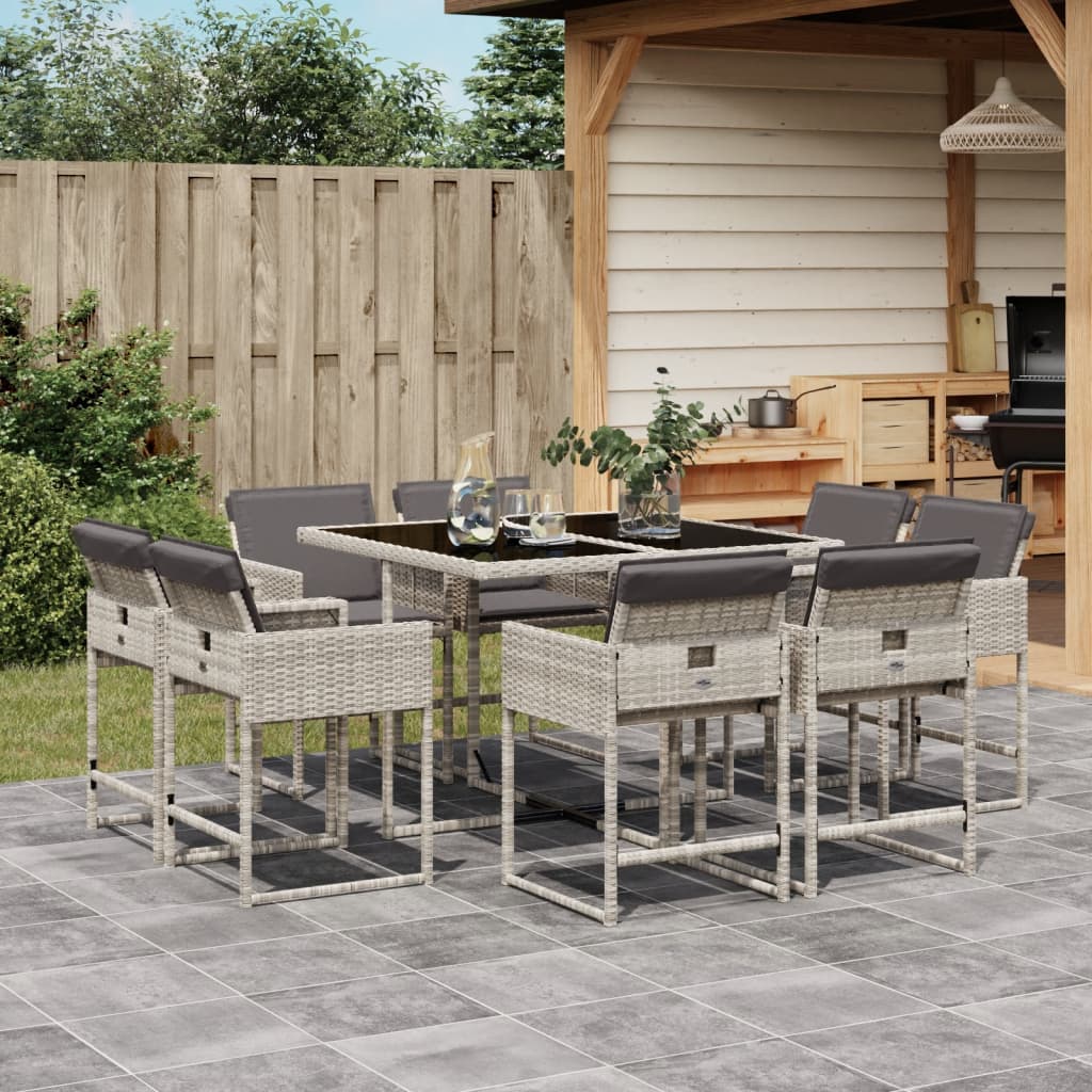 Tuinset Met Kussens Poly Rattan