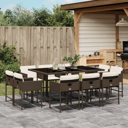 Tuinset Met Kussens Poly Rattan