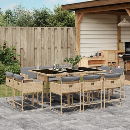 Tuinset Met Kussens Poly Rattan