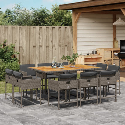 Tuinset Met Kussens Poly Rattan